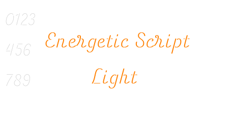 Energetic Script Light