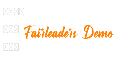 Fairleaders Demo