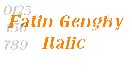 Fatin Gengky Italic