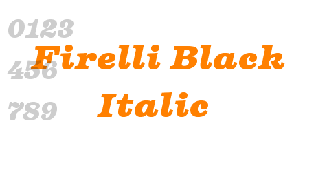 Firelli Black Italic