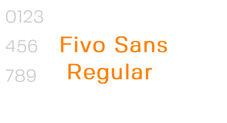 Fivo Sans Regular
