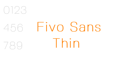 Fivo Sans Thin