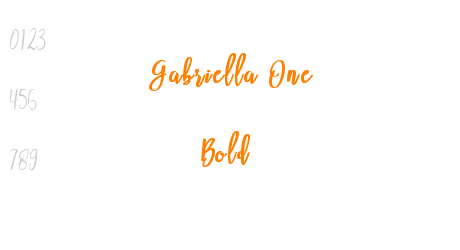 Gabriella One Bold