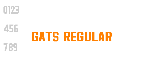 Gats Regular
