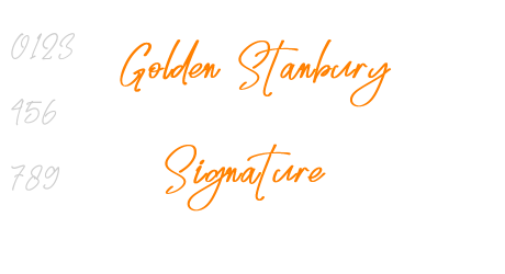 Golden Stanbury Signature