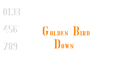 Golden Bird Down