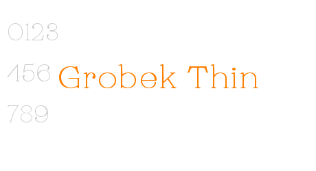 Grobek Thin