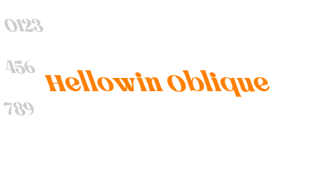 Hellowin Oblique