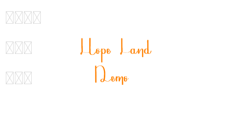 Hope Land Demo