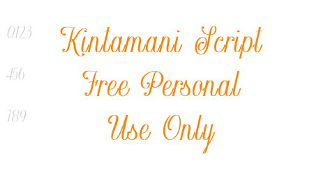 Kintamani Script Free Personal Use Only