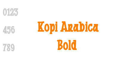 Kopi Arabica Bold