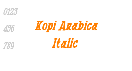 Kopi Arabica Italic
