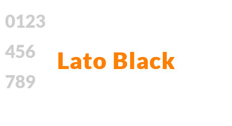 Lato Black