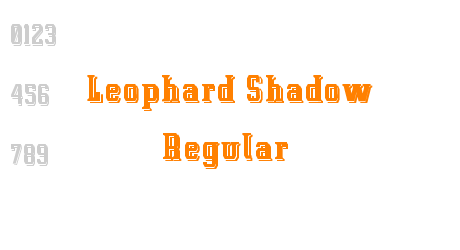 Leophard Shadow Regular