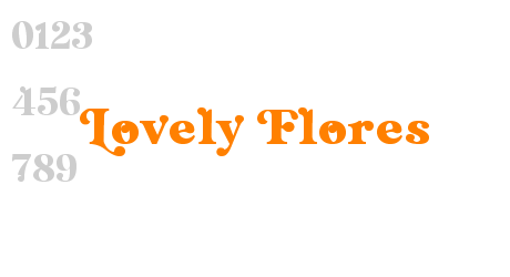 Lovely Flores