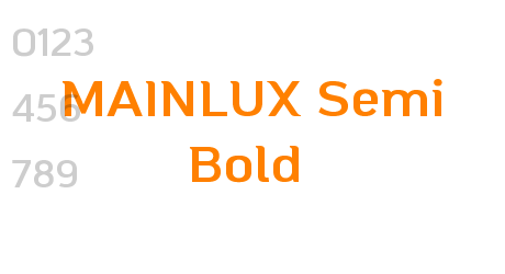 MAINLUX Semi Bold