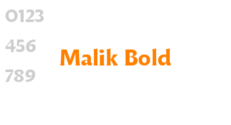 Malik Bold