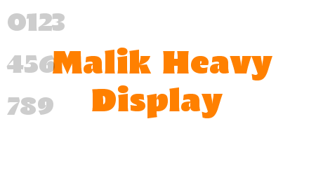 Malik Heavy Display