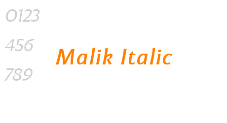 Malik Italic
