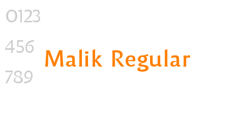 Malik Regular