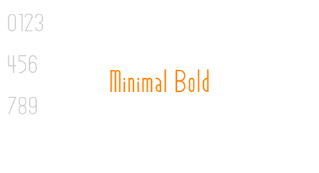 Minimal Bold