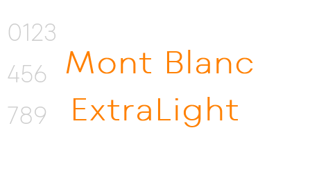 Mont Blanc ExtraLight