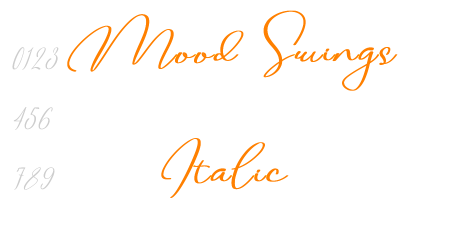 Mood Swings Italic