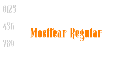 Mostfear Regular