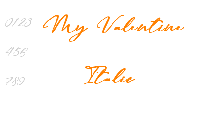 My Valentine Italic