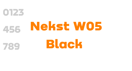 Nekst W05 Black