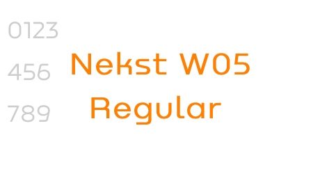 Nekst W05 Regular