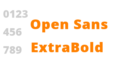 Open Sans ExtraBold
