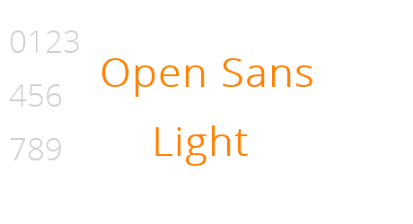 Open Sans Light