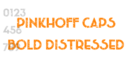 Pinkhoff Caps Bold Distressed