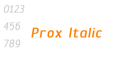 Prox Italic