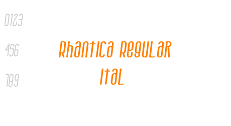 Rhantica Regular Ital