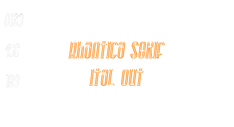 Rhantica Serif Ital Out