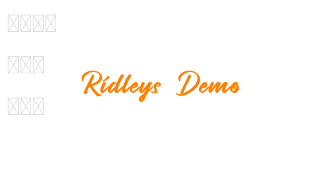 Ridleys Demo