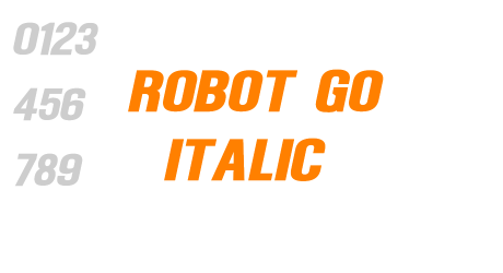 Robot Go Italic