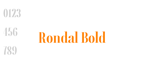 Rondal Bold