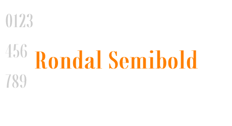 Rondal Semibold