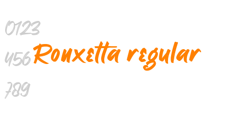 Ronxetta regular