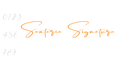 Santeria Signature