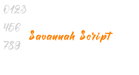 Savannah Script