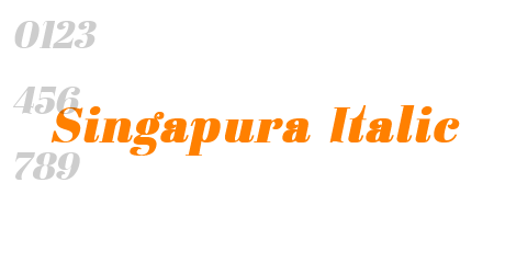Singapura Italic