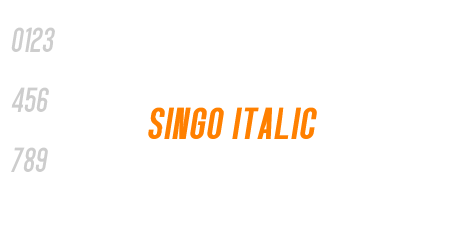 Singo Italic
