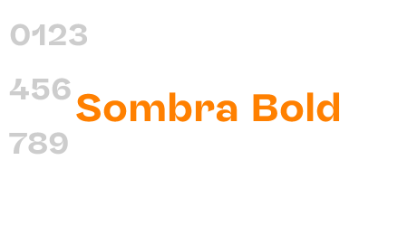 Sombra Bold
