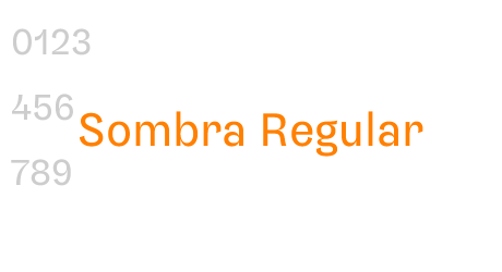 Sombra Regular