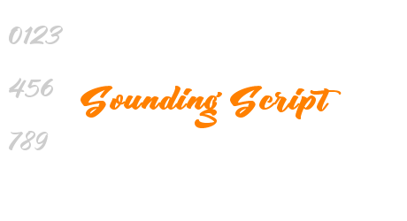 Sounding Script