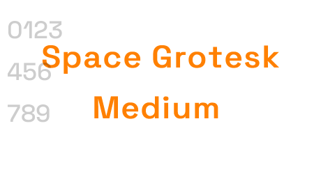 Space Grotesk Medium